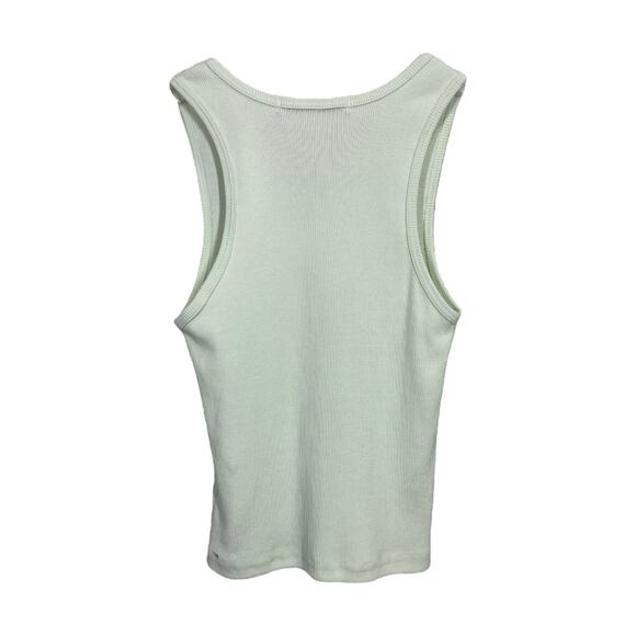 Daydreamer Records Ribbed Tank XS Green Mist Band Graphic Grunge Casual - Picture 3 of 6